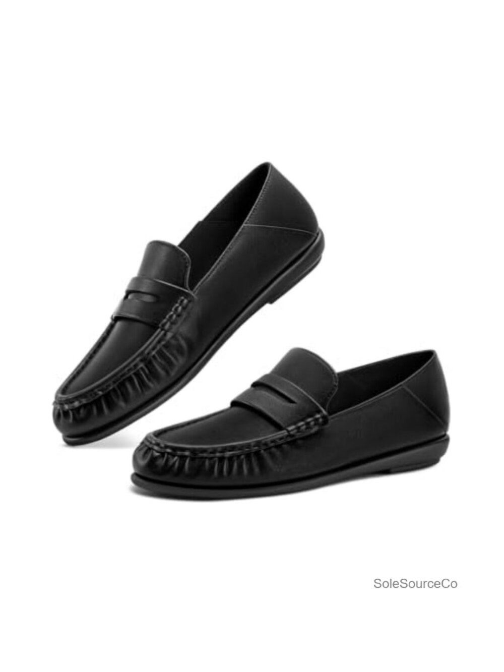 Slip On Flats Almond Toe Memory Foam Loafers Business Casual Work